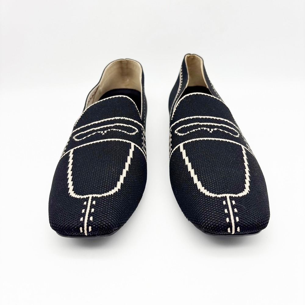 NWB Vivaia Sierra Slip On Washable Loafers in Black Size 40 - Picture 4 of 16